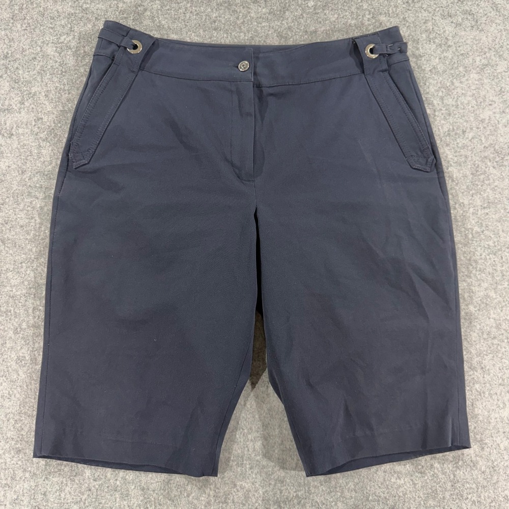 EP Pro Womens Golf Shorts Navy Blue Stretch Performance Size 8 Pocketed